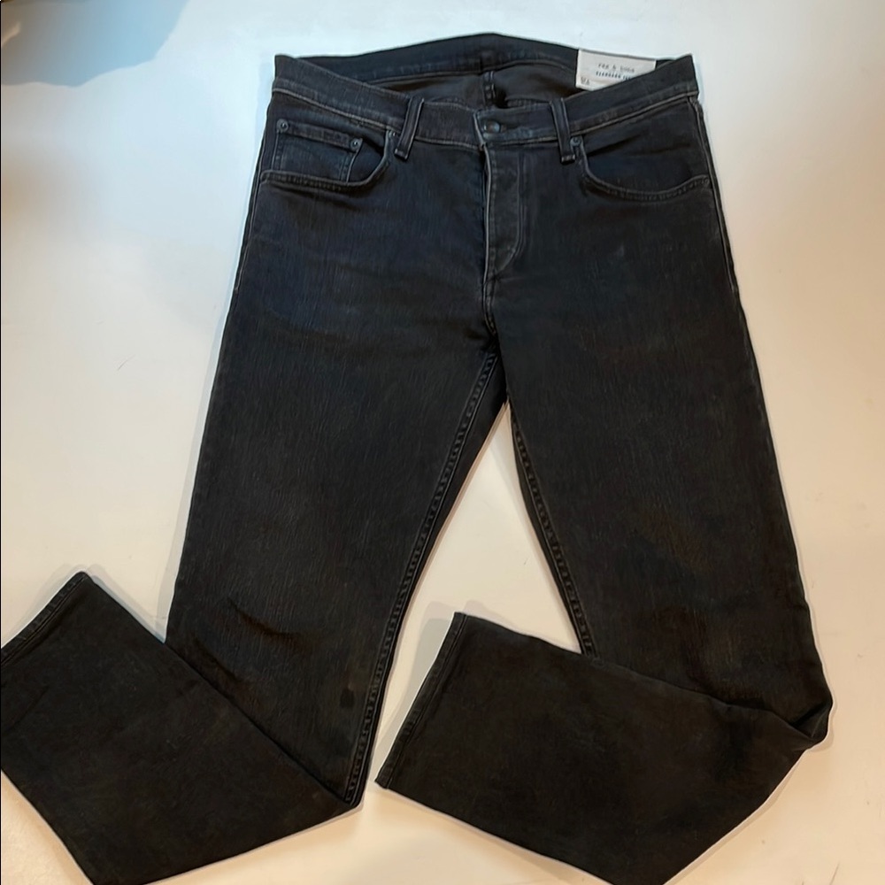 Men’s Rag and Bone Black Jeans - Fit 2 - 33x32
